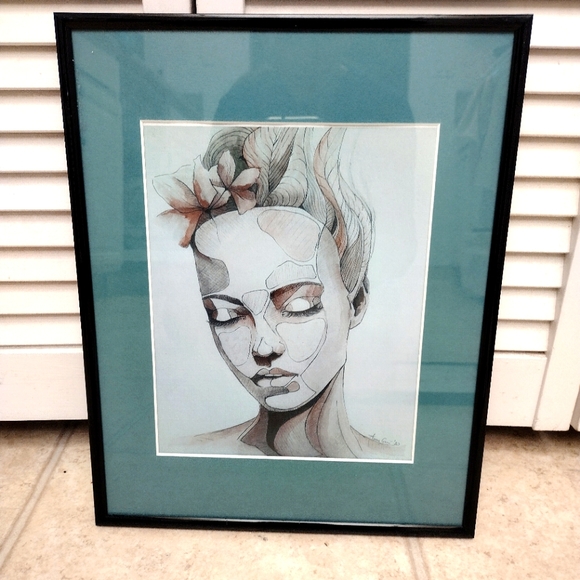 "Nostalgic" Watercolor art by Polish Artist (print) - Picture 2 of 3